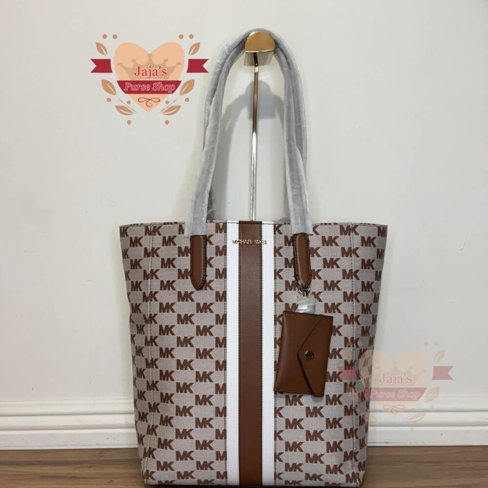 🤎Michael Kors Jacquard Bag With Card Case🤎